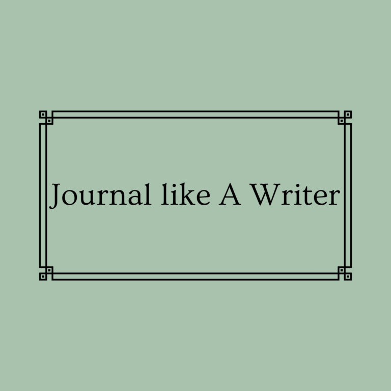 Journal like a Writer